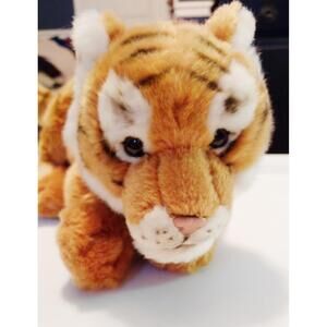 FAO Schwarz Tiger Cub Plush Stuffed Animal Toy Zoo